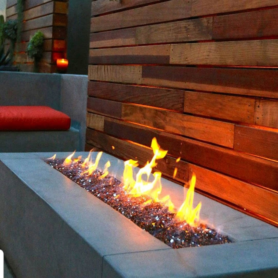 AZ Patio Heaters Reflective Fire Pit Fire Glass - Image 3 of 3