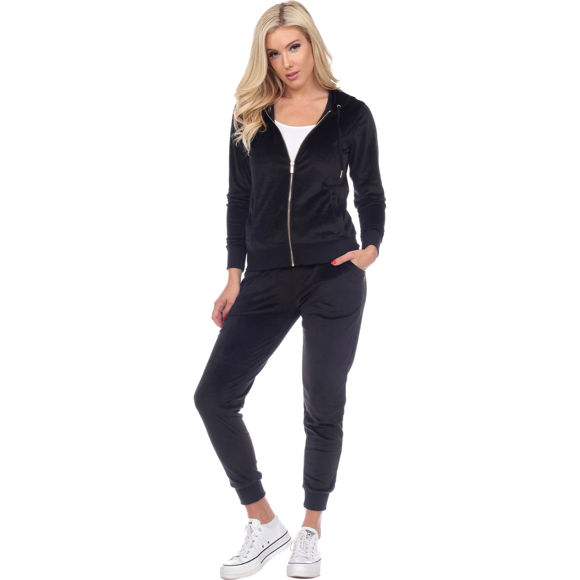 White Mark Velour Tracksuit 2 Pc. Set | Tops | Clothing & Accessories ...