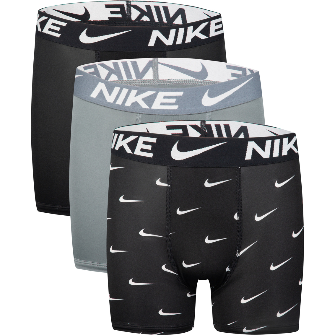 Nike Boys Essential Micro Print Dri Fit Boxer Briefs 3 Pk., Boys 8-20, Clothing & Accessories
