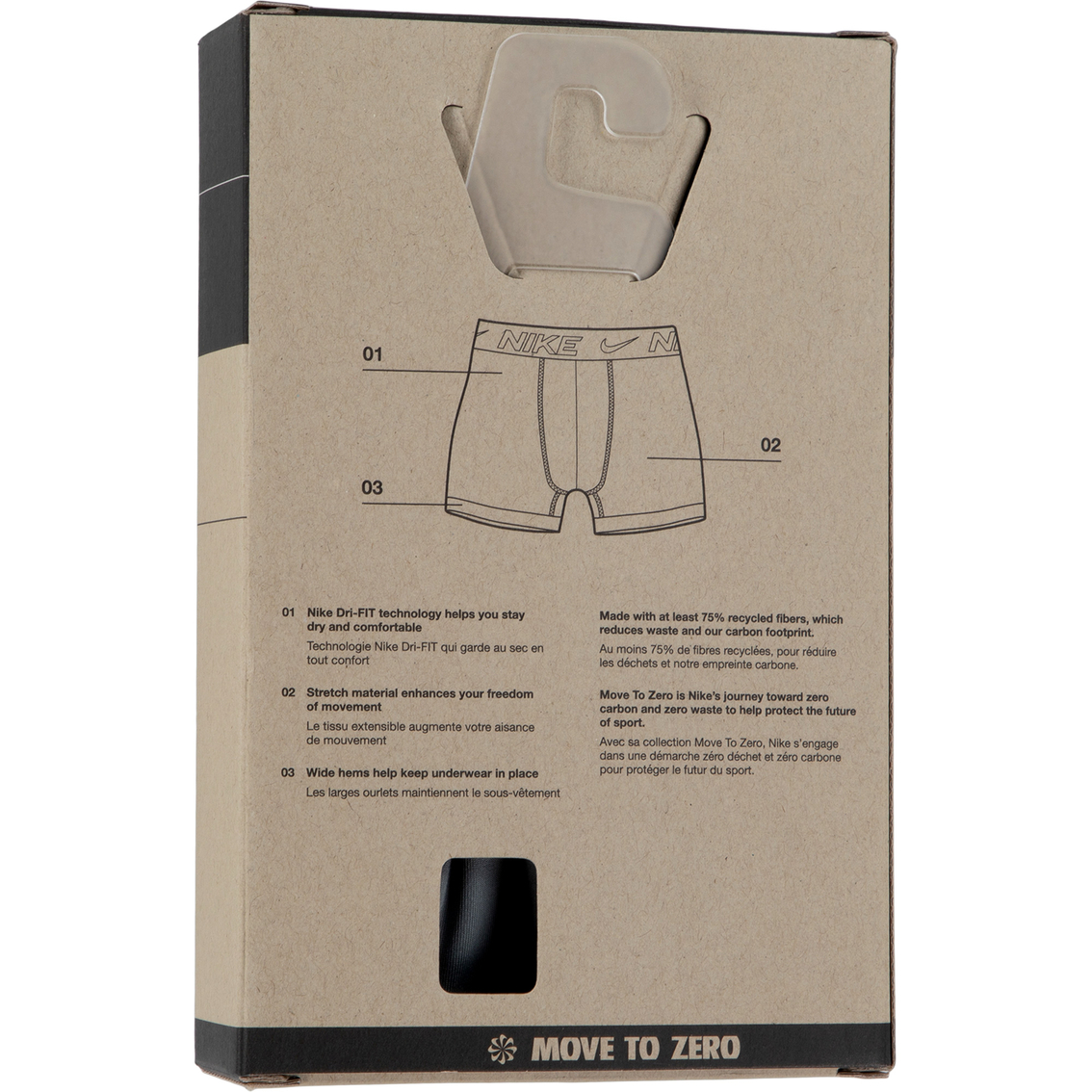 Nike Boys Essential Micro Print Dri Fit Boxer Briefs 3 Pk., Boys 8-20, Clothing & Accessories