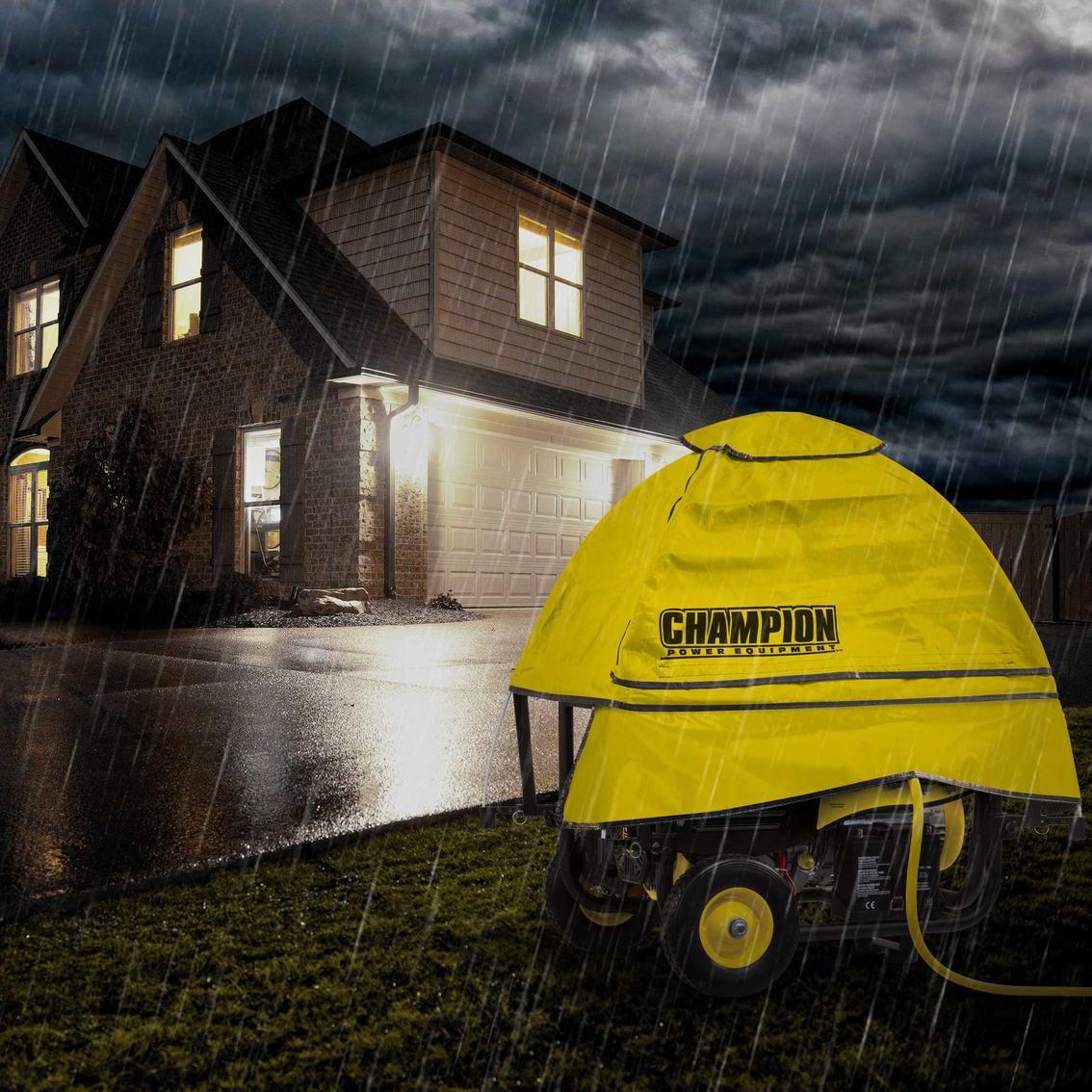Champion Storm Shield Severe Weather Cover for 3000 to 10,000W Generators - Image 5 of 7