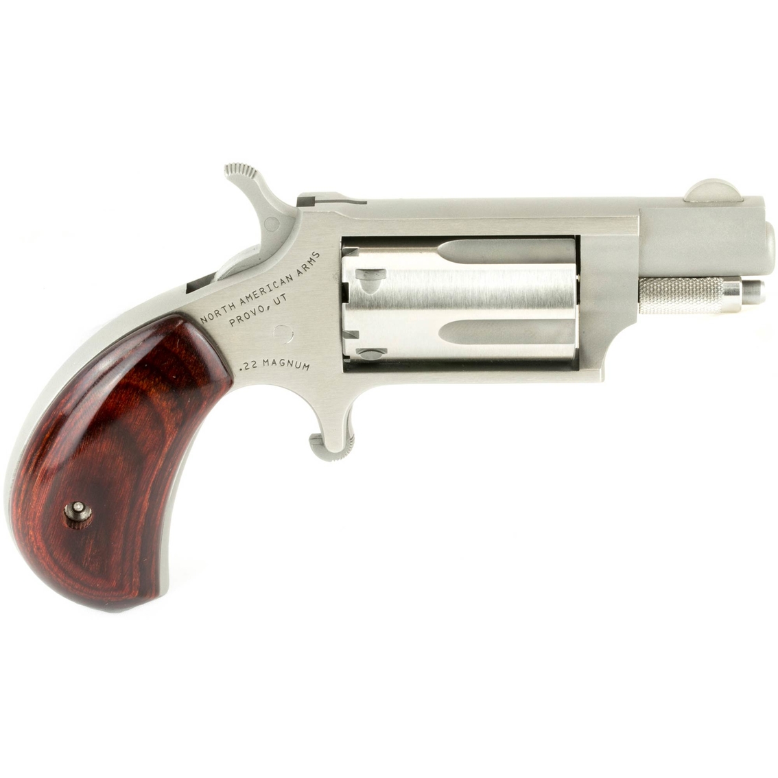 Naa Mini Revolver 22lr 22 Wmr 1.125 In. Barrel 5 Rds Revolver Stainless ...
