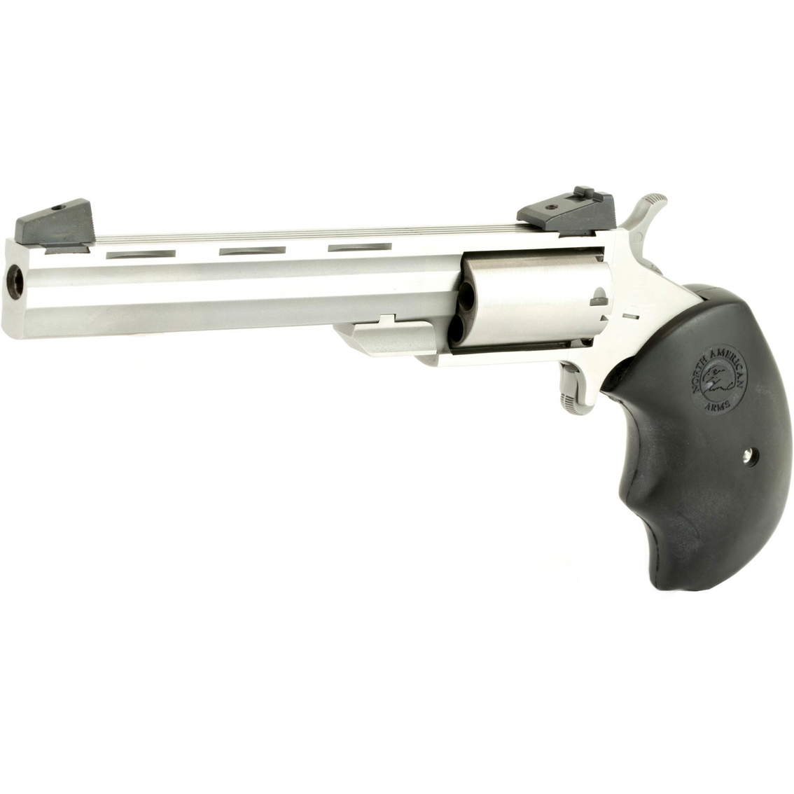 NAA Mini Master 22 WMR 22 LR 4 in. Barrel 5 Rds Revolver Stainless Steel AS - Image 3 of 3