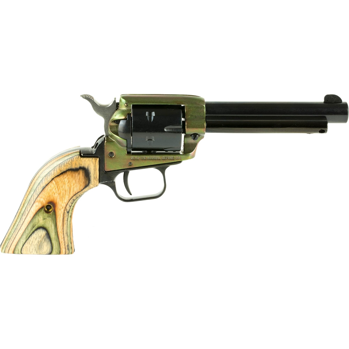 Heritage Rough Rider 22 LR 22 WMR 4.75 in. Barrel 6 Rd Revolver Color Case Hardened - Image 2 of 3