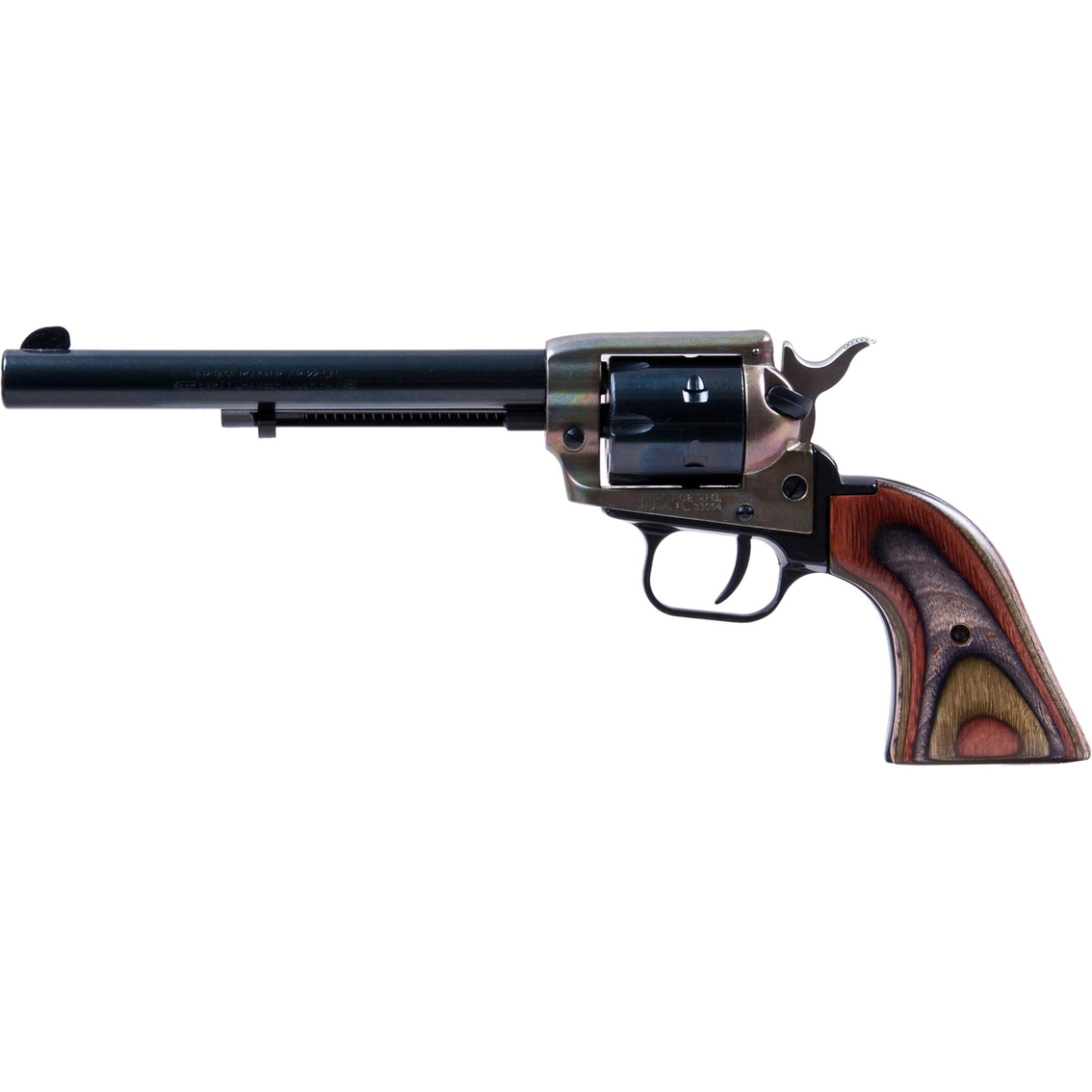 Heritage Rough Rider 22 LR 22 WMR 6.5 in. Barrel 6 Rds Revolver Color Case Hardened - Image 2 of 2