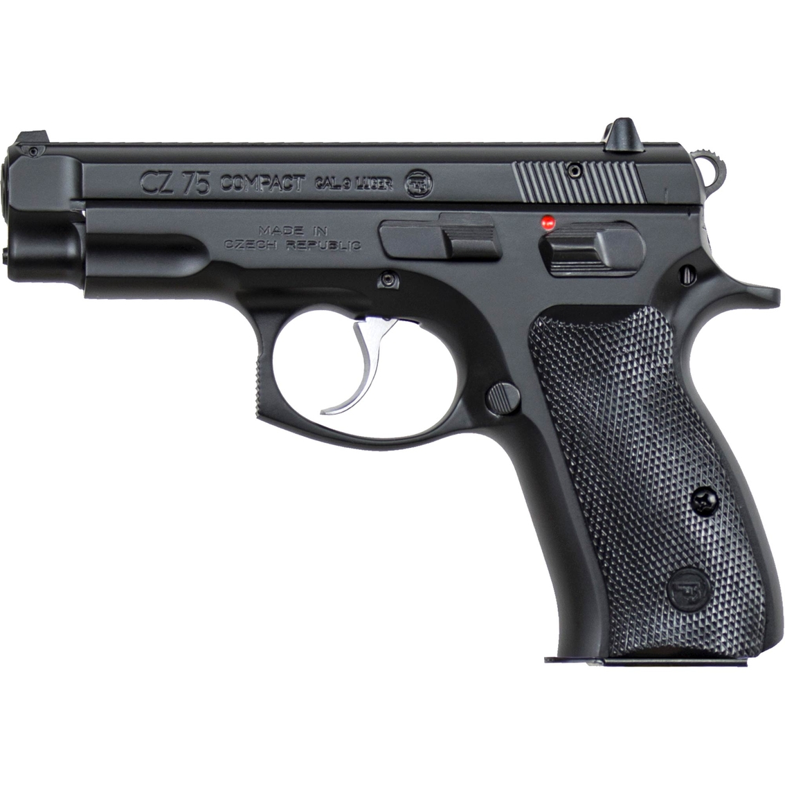 CZ 75 Compact 9MM 3.7 in. Barrel 10 Rds 2-Mags Pistol Black - Image 2 of 2