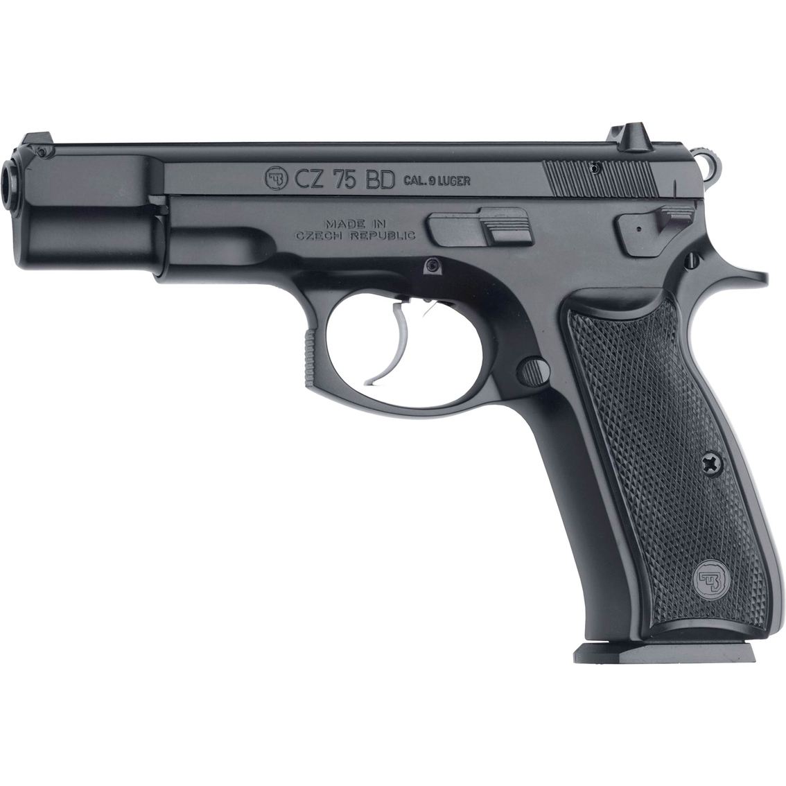 CZ 75BD 9MM 4.6 in. Barrel 10 Rds 2-Mags Pistol Black - Image 2 of 2