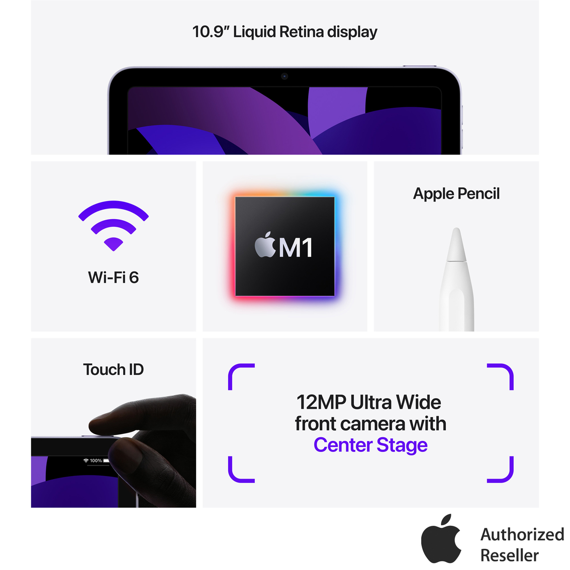 Apple 10.9 in. iPad Air 64GB Wi-Fi plus Cellular (Latest Model) - Image 6 of 9