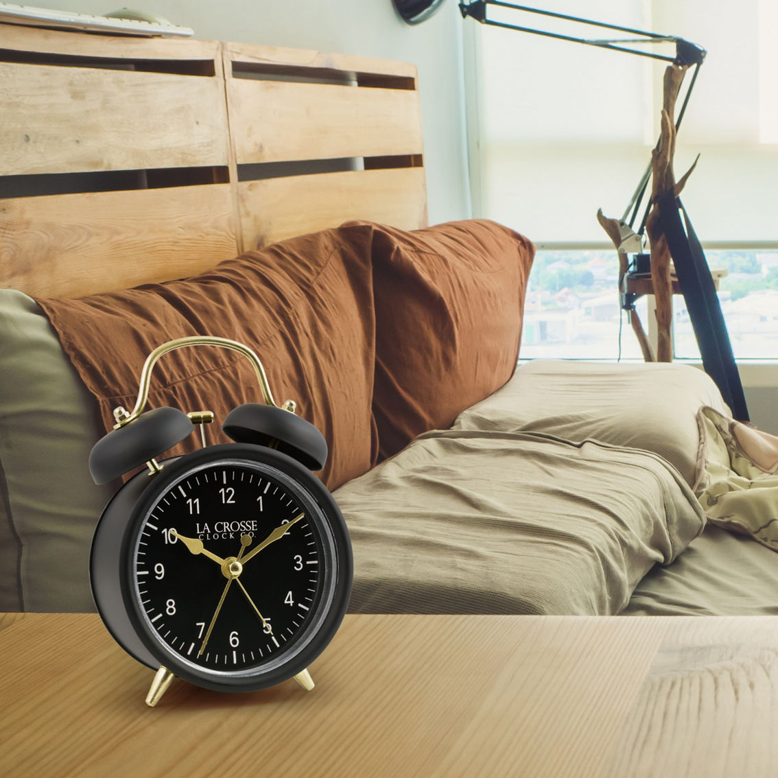 La Crosse Twin Bell Alarm Clock - Image 2 of 2