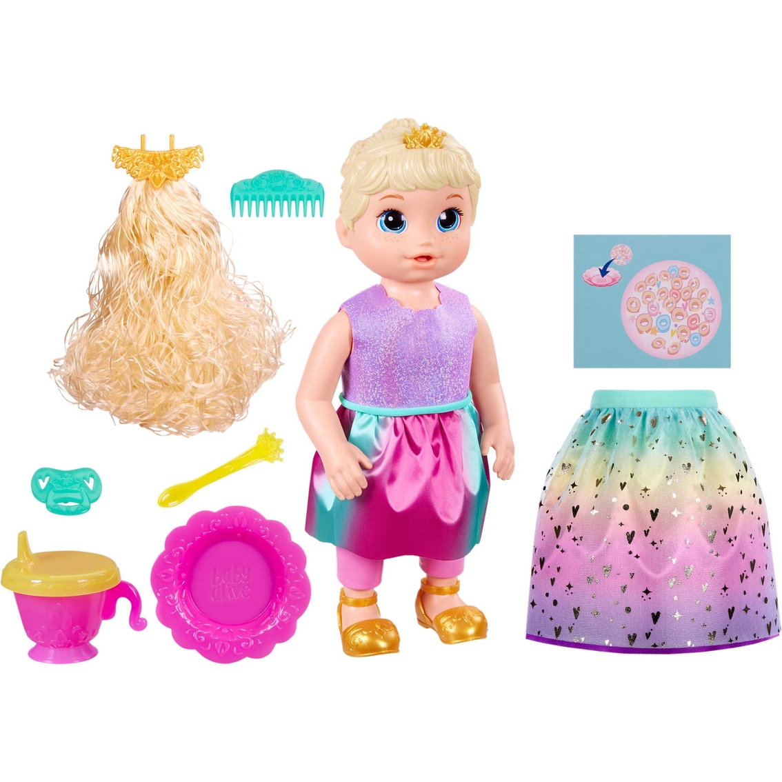 Hasbro F5236 Baby Alive Princess Ellie Grows Up! Doll 