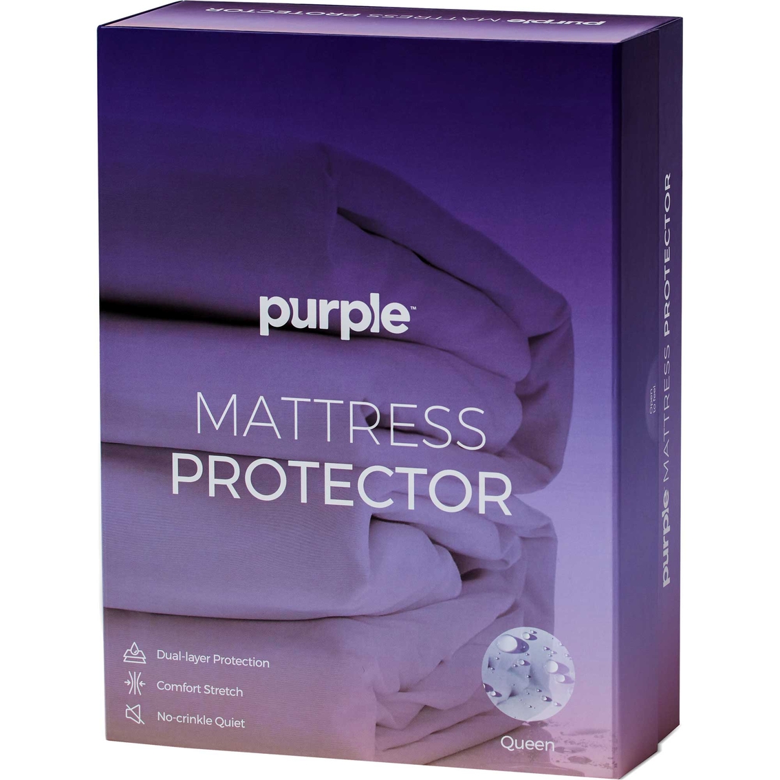 Purple Deep Pocket Mattress Protector - Image 3 of 7