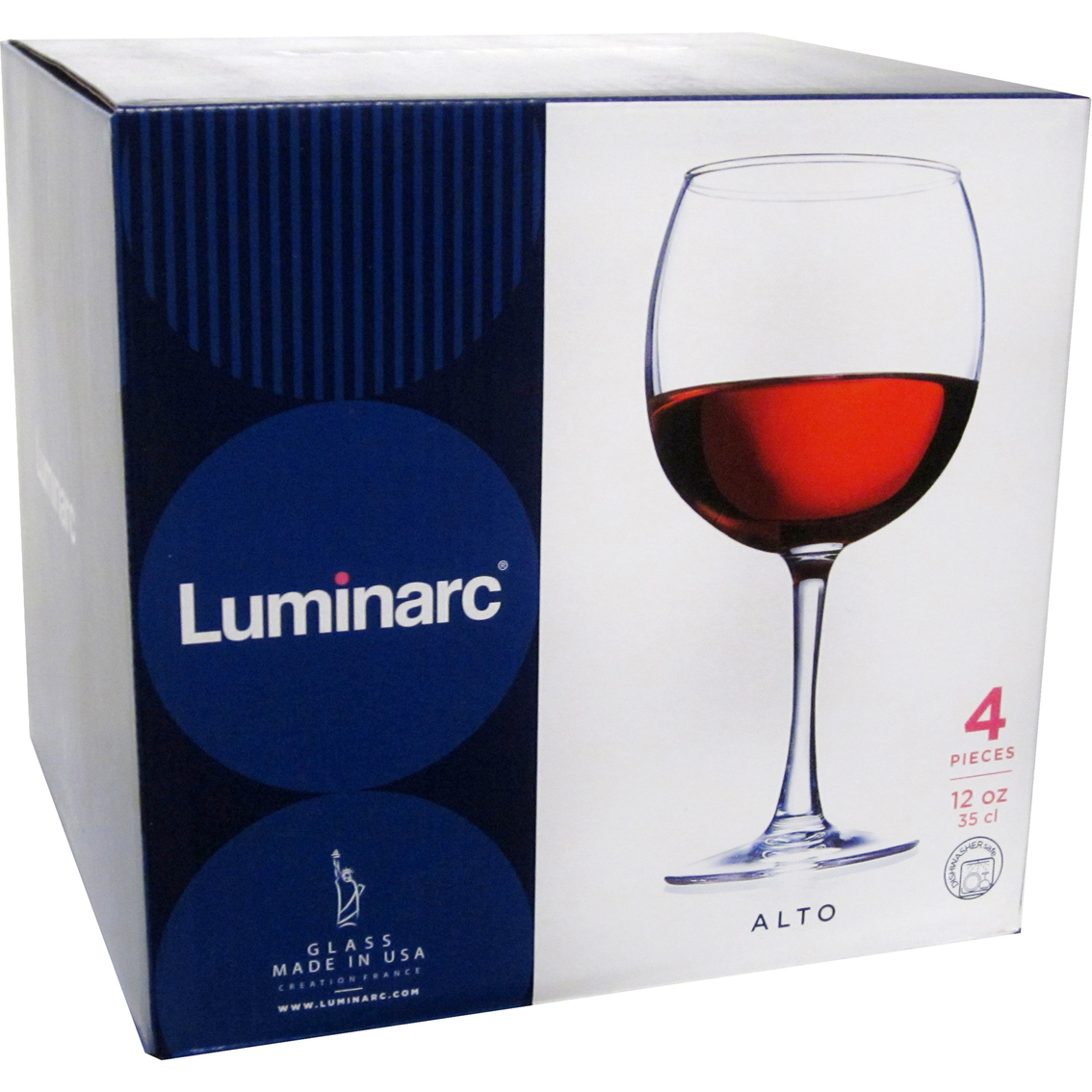Arc International Alto By Luminarc 12 oz. Red Wine Glasses 4 pc. Set - Image 4 of 5