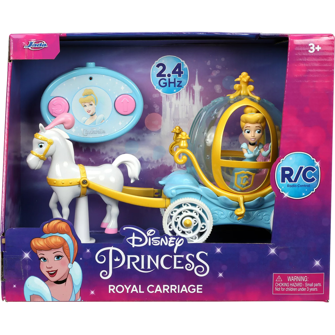 Disney Cinderella 1:24 Princess Carriage with Horse - Image 1 of 2