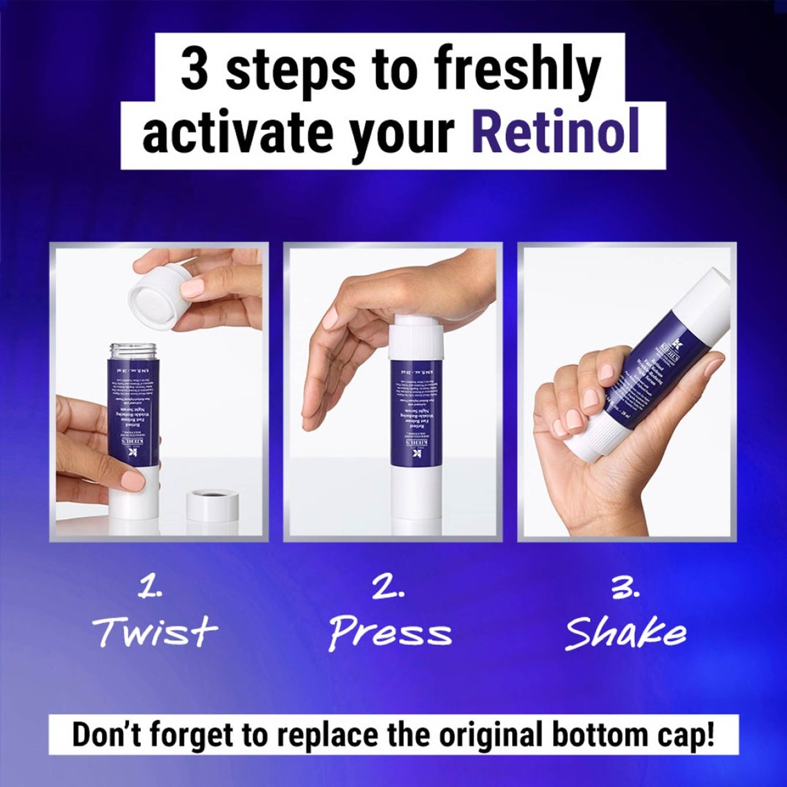 Kiehl's Retinol Fast Release Wrinkle Reducing Night Serum - Image 7 of 9