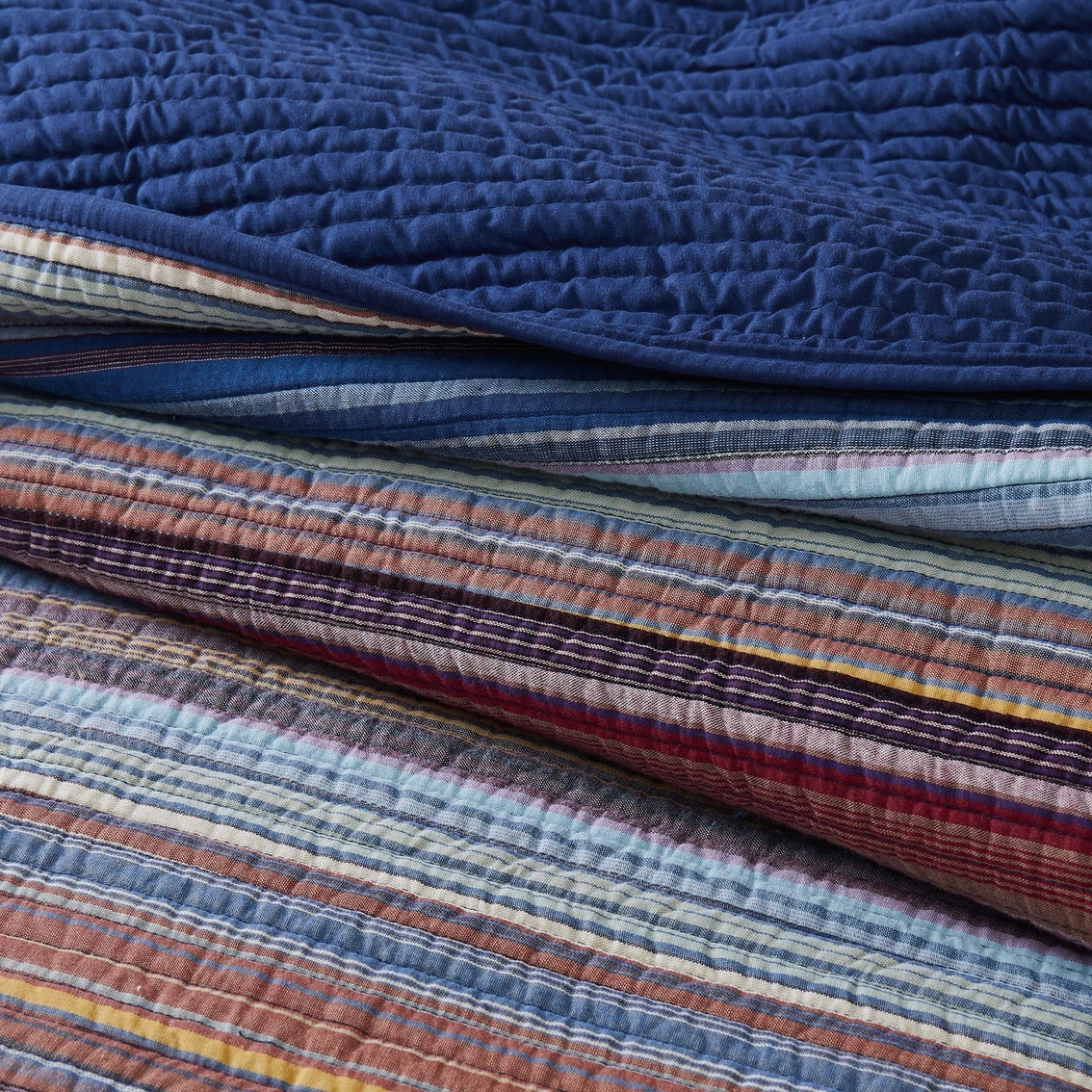 Brooklyn Loom Met Stripe Yarn Dye Quilt Set - Image 3 of 7