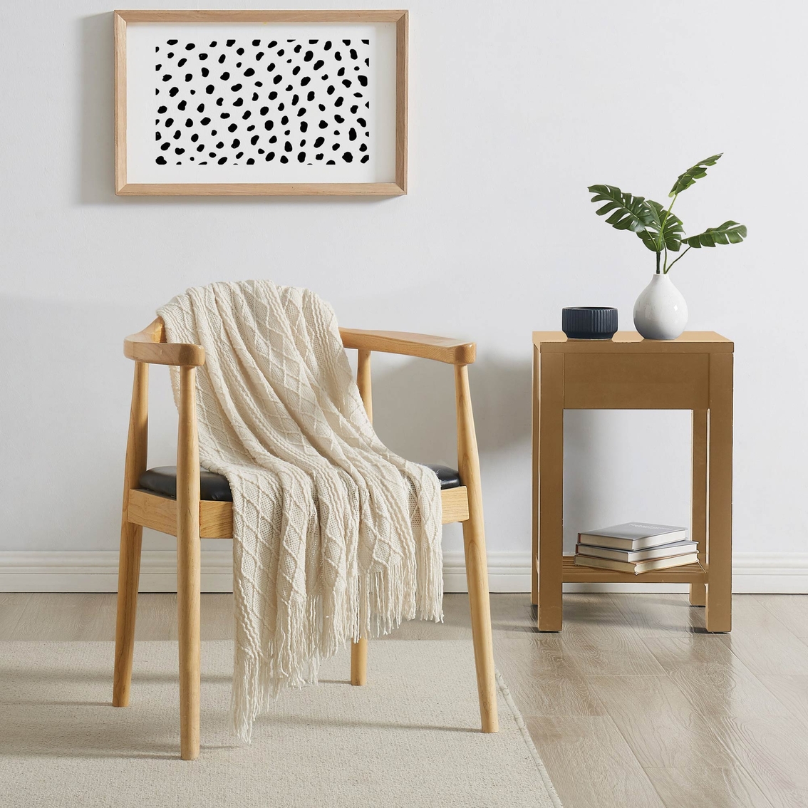 Brooklyn Loom Woven Texture Solid Throw - Image 2 of 2
