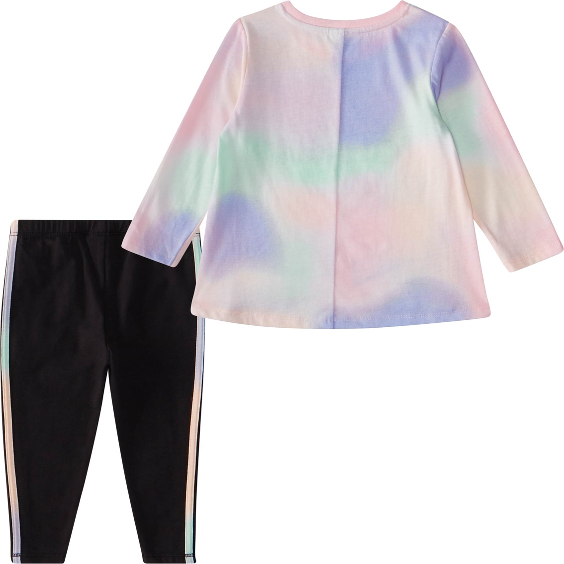 Adidas Infant Girls Gradient Swing Tee and Tights 2 pc. Set - Image 2 of 2