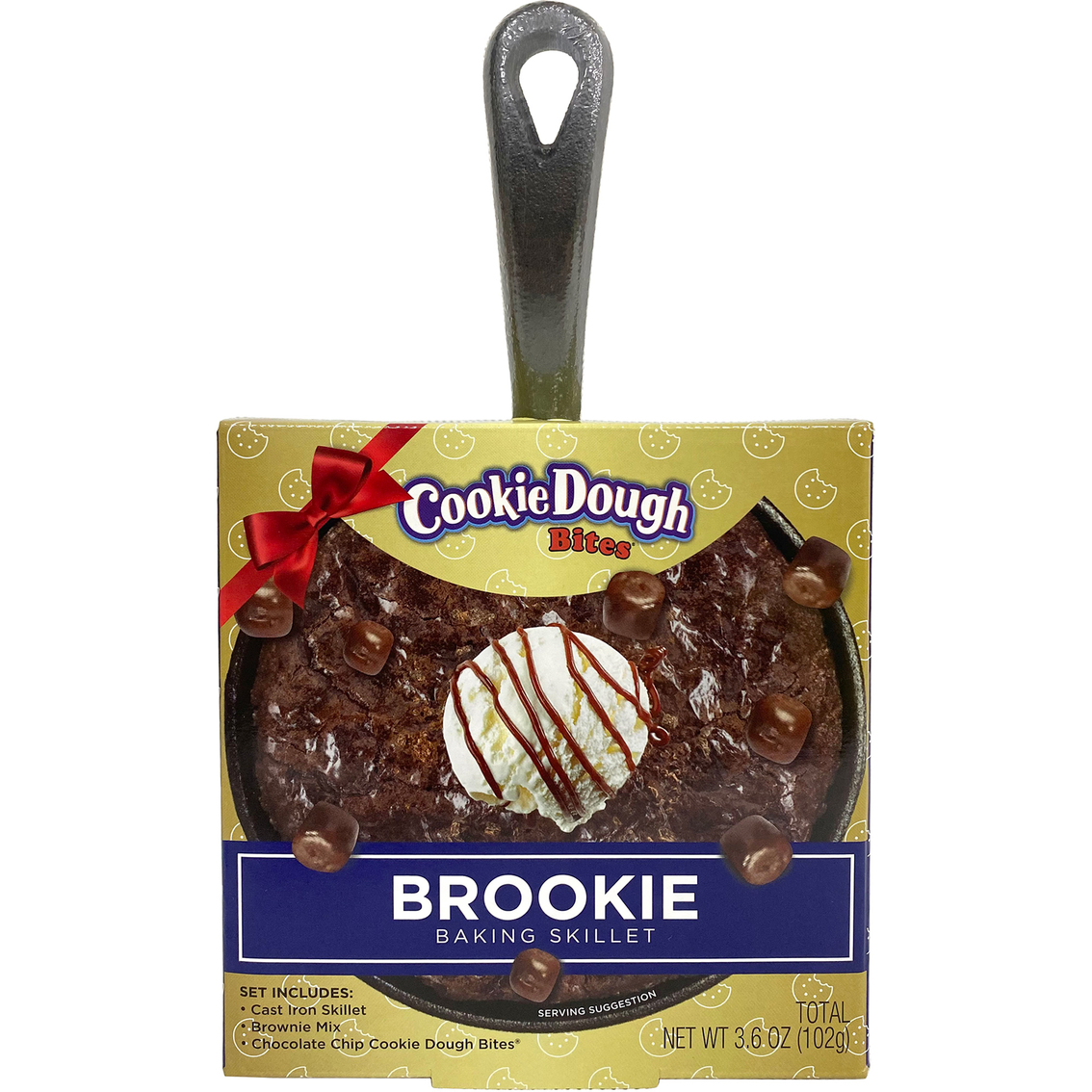 THE MODERN GOURMET - CAST IRON SKILLET BAKING KIT WITH CHOCOLATE COOKIE MIX