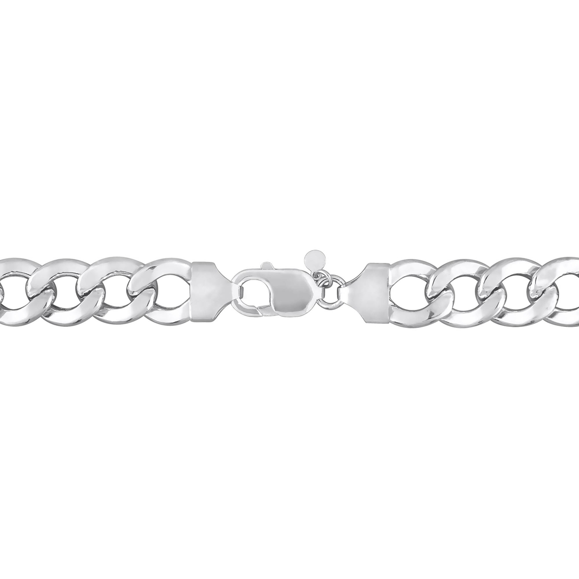 Sofia B. Sterling Silver 12.5mm Curb Link Chain Necklace - Image 2 of 4