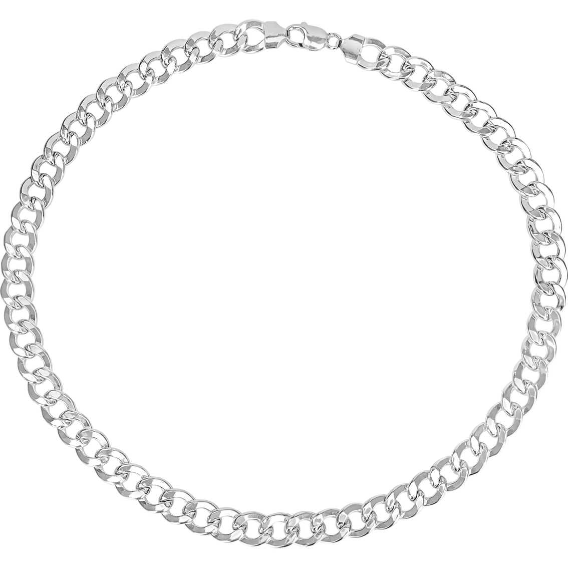 Sofia B. Sterling Silver 12.5mm Curb Link Chain Necklace - Image 3 of 4