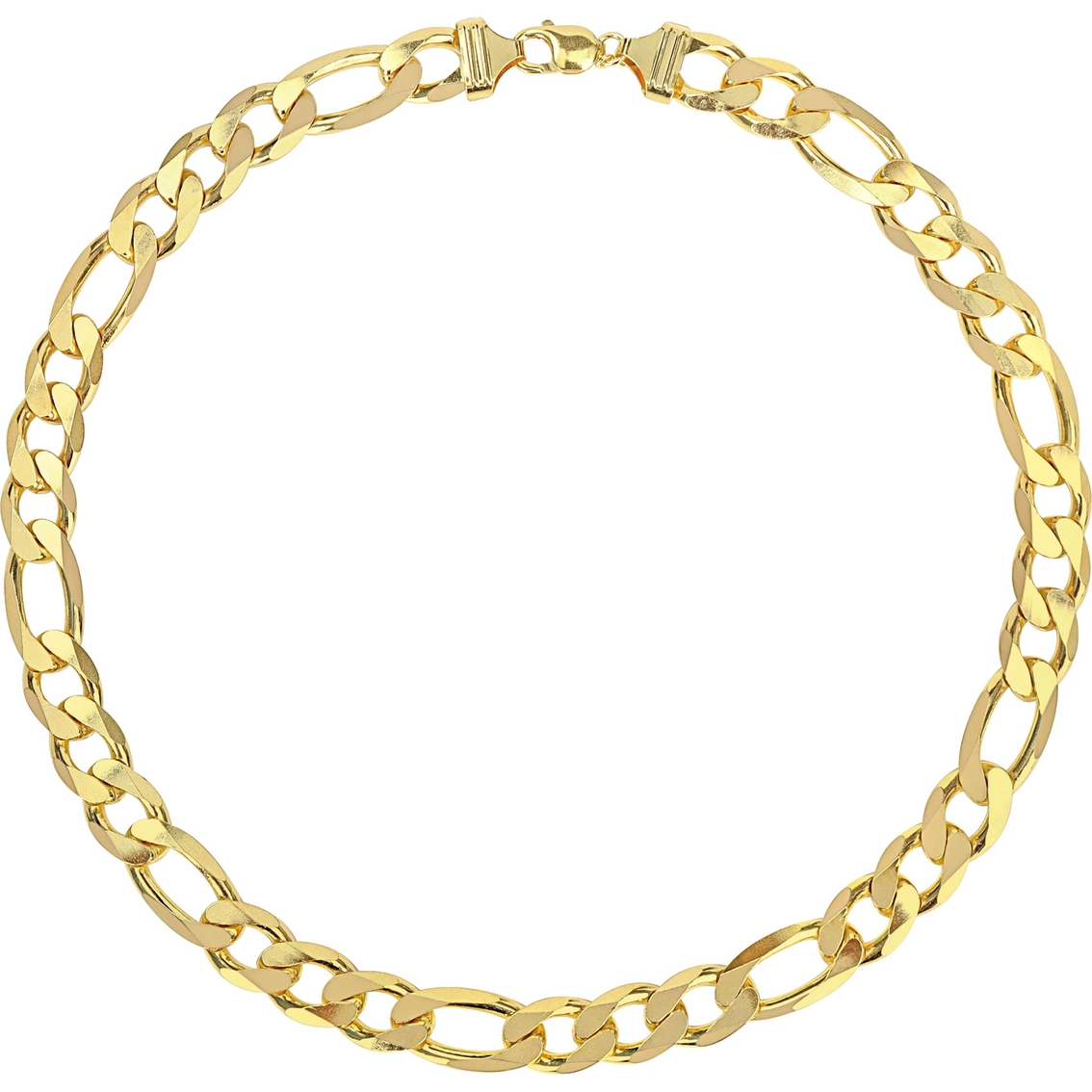 Sofia B. 18K Gold Over Sterling Silver 14.5mm Figaro Chain Necklace - Image 3 of 5