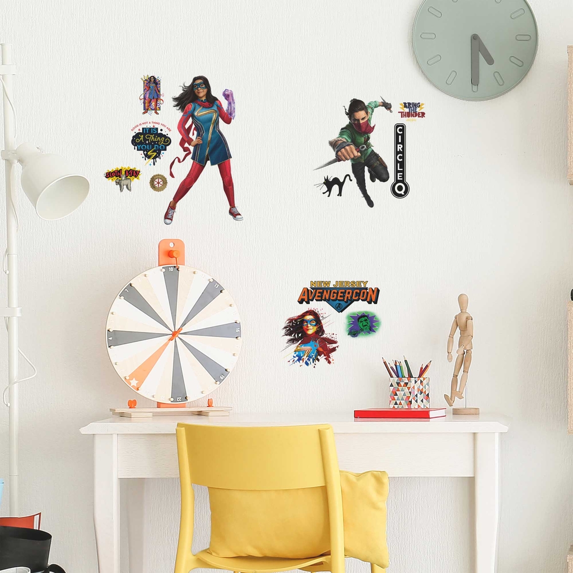 RoomMates Ms. Marvel Peel and Stick Wall Decals - Image 2 of 4