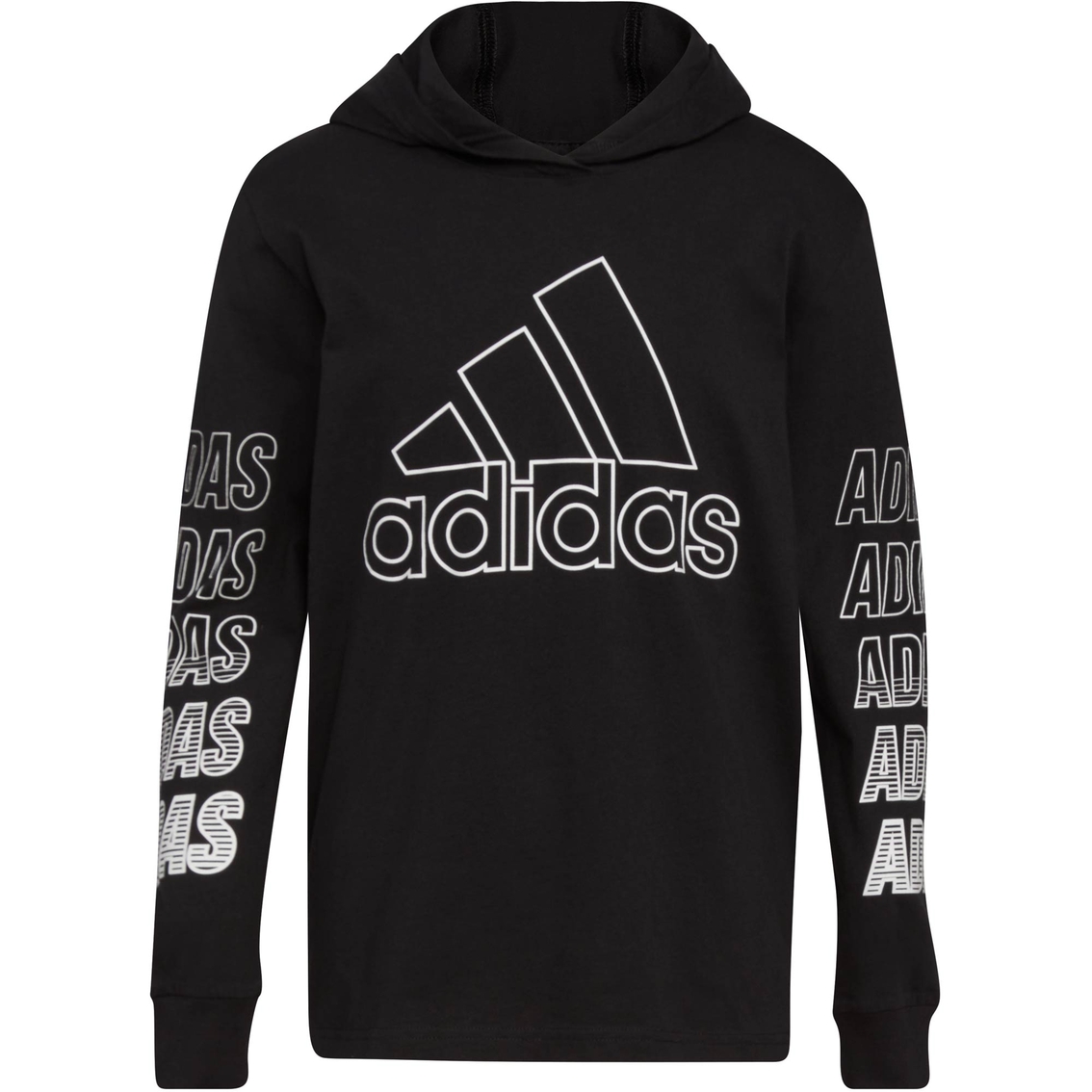 Adidas Toddler Boys Fast Hooded Tee - Image 5 of 7