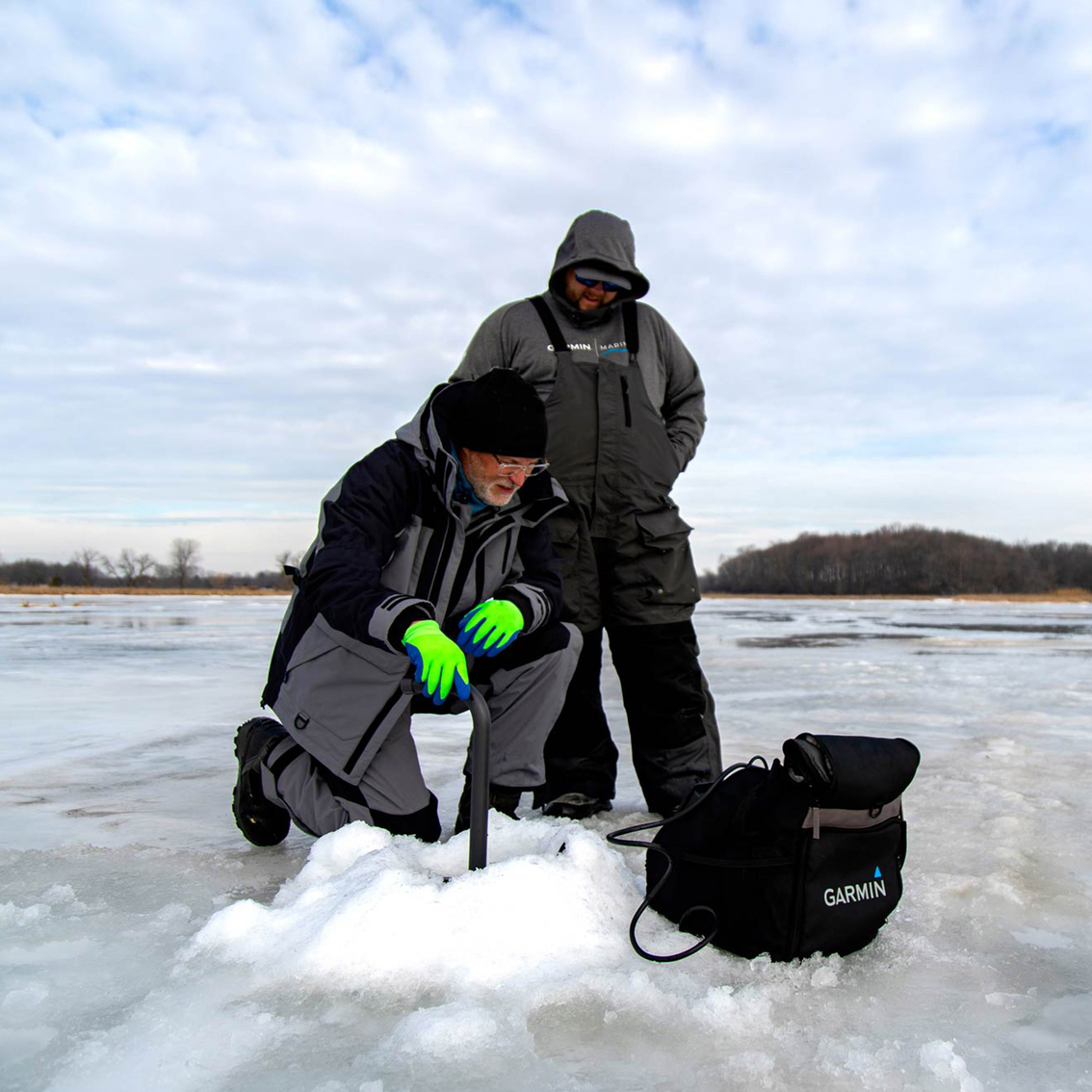 Garmin Echomap Uhd2 53cv Ice Fishing Bundle, Fishing Accessories, Sports  & Outdoors
