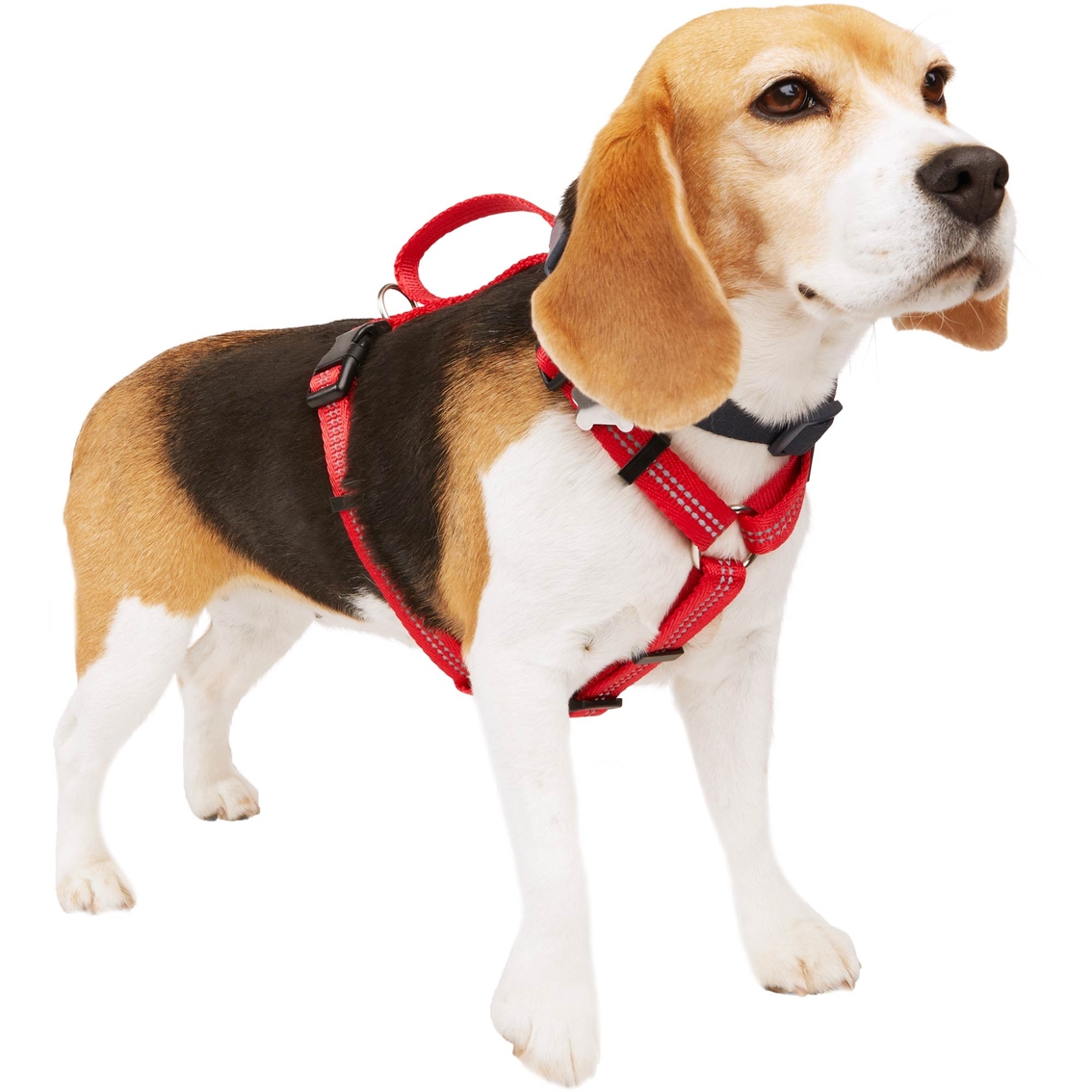 Youly Reflective Adjustable Padded Red Dog Harness, Small - Image 2 of 3
