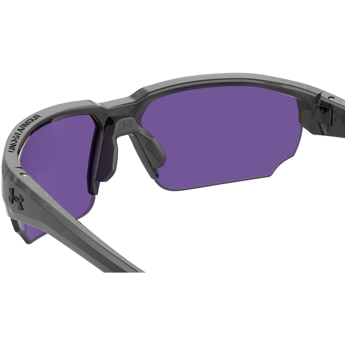 Under Armour Semi Rimmed Shield Shape, Non RX ABLE Mirror Lens UA0012S Sunglasses - Image 3 of 4