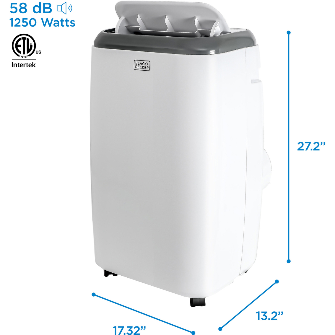 Black + Decker Portable Air Conditioner (10,000 BTU SACC/CEC) (14,000 BTU ASHRAE) - Image 7 of 7