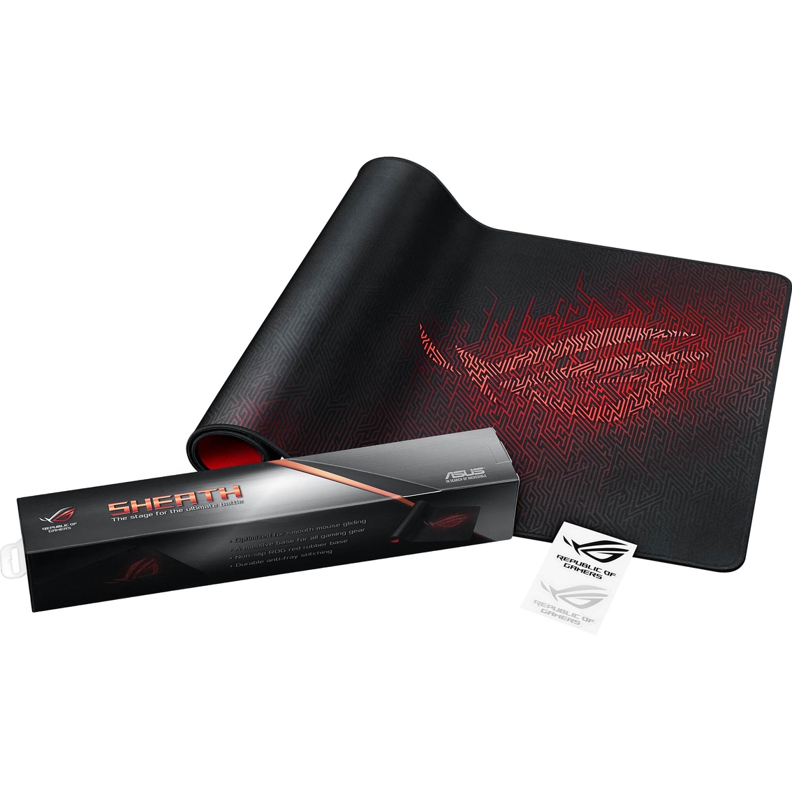 Asus ROG Sheath BLK Limited Edition Extra-Large Gaming Surface Mouse Pad - Image 6 of 9