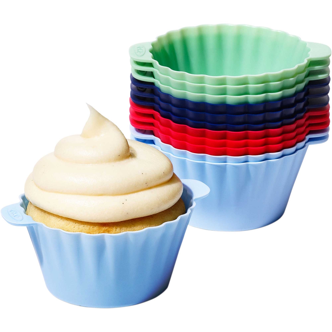 Reusable Cupcake Liners 36 Pcs Silicone Lunch Box Dividers, Non-stick  Food-grade Silicone Muffin Cu