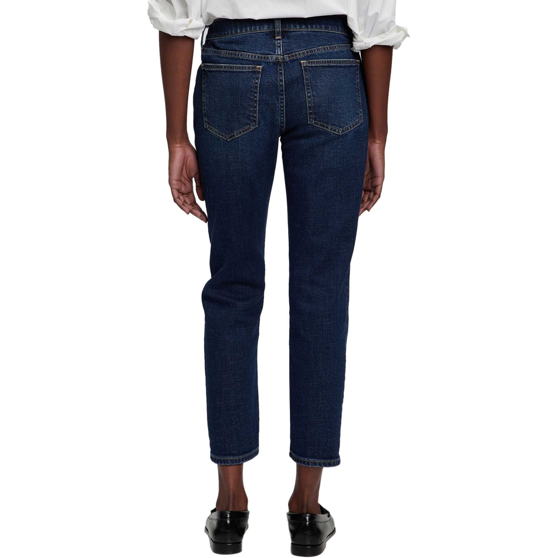 Gap Mid Rise Girlfriend Jeans with Washwell - Image 2 of 3