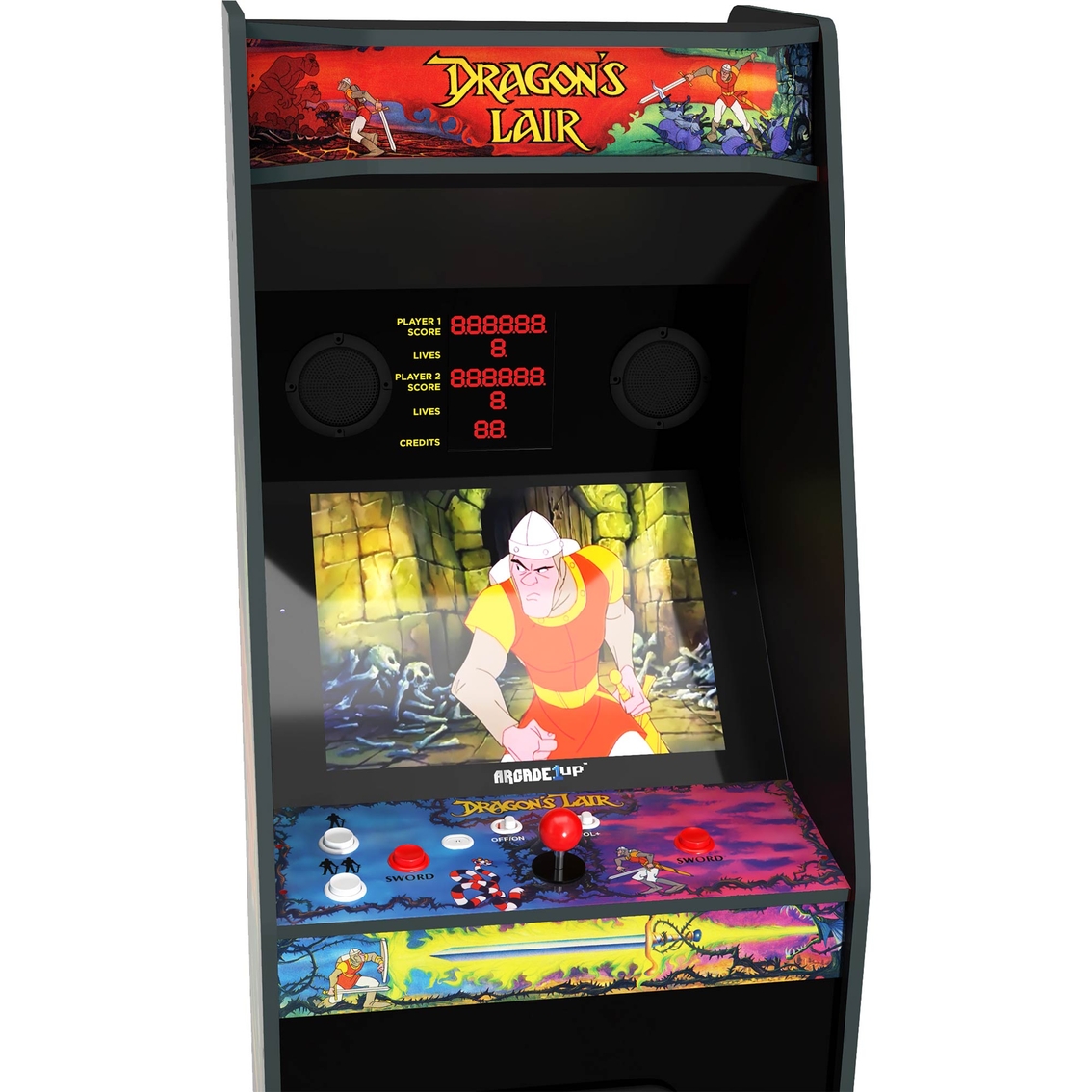 Arcade 1UP Dragon's Lair Home Arcade Game - Image 6 of 7