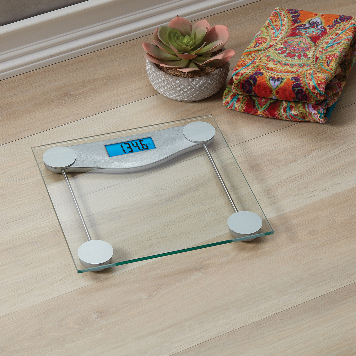 Taylor Digital Clear Glass Bath Scale - Image 4 of 5