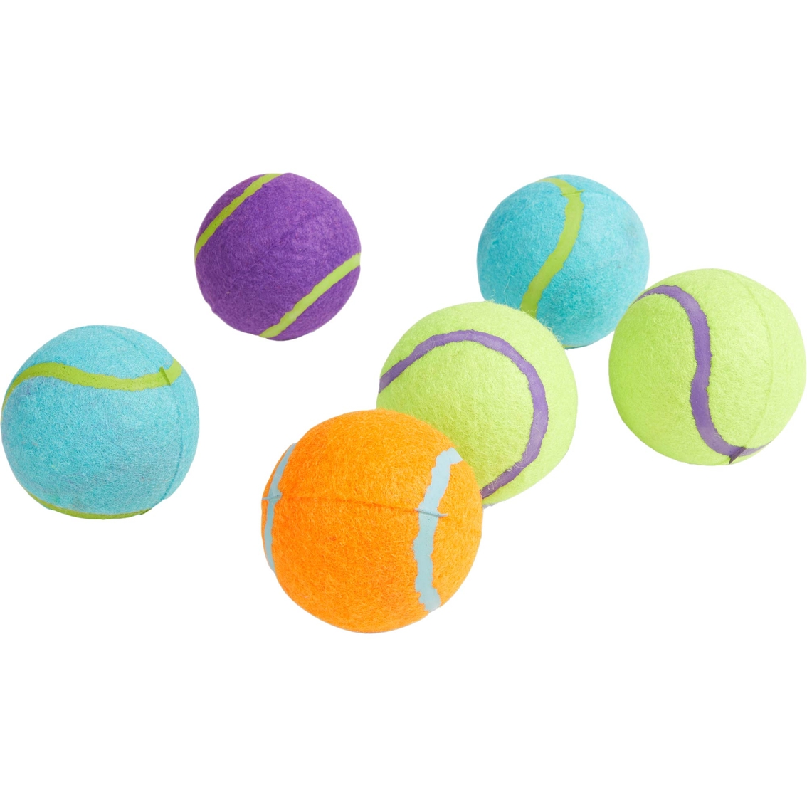 Leaps & Bounds Tennis Balls Dog Toy 6 pk. - Image 2 of 2