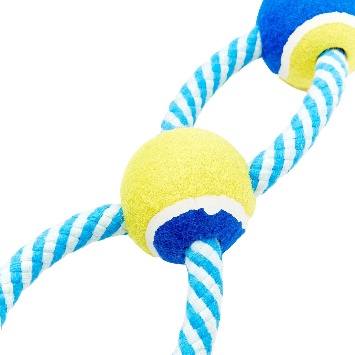 Leaps & Bounds Tennis Ball and Rope Dog Toy - Image 2 of 2