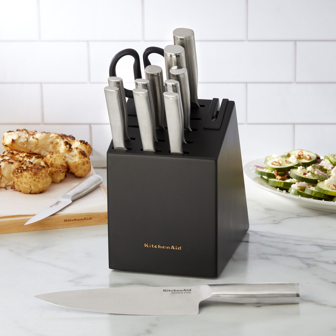 KitchenAid Gourmet Stainless Steel Block Cutlery Set 14 pc. - Image 5 of 5