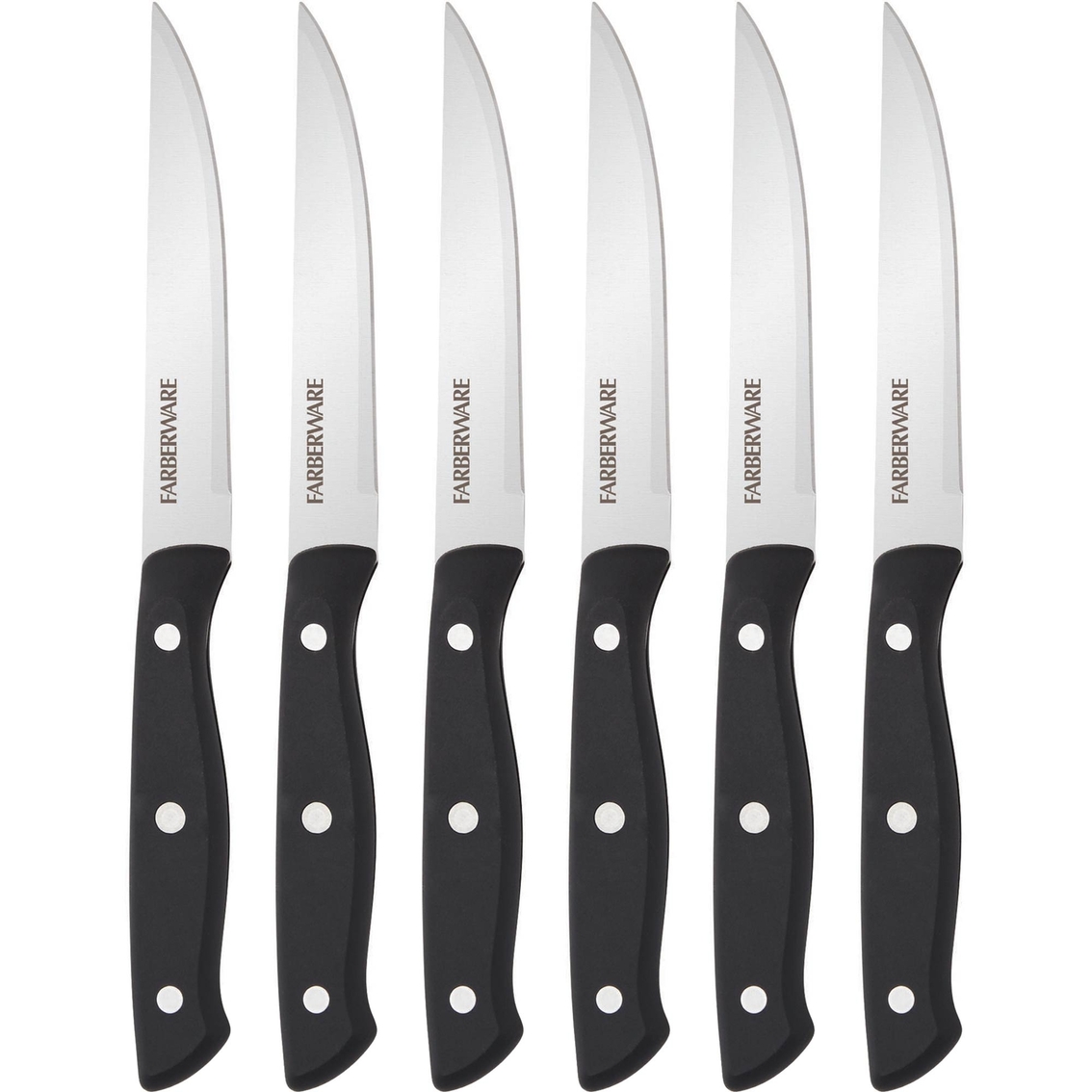Farberware Triple Riveted Steak Knife Set, 6 Pc. | Cutlery | Household ...
