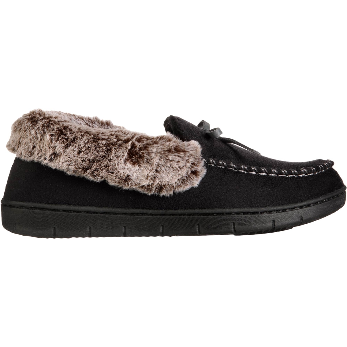 Totes Isotoner Women's Microsuede Rae Moccasin Slippers - Image 2 of 3