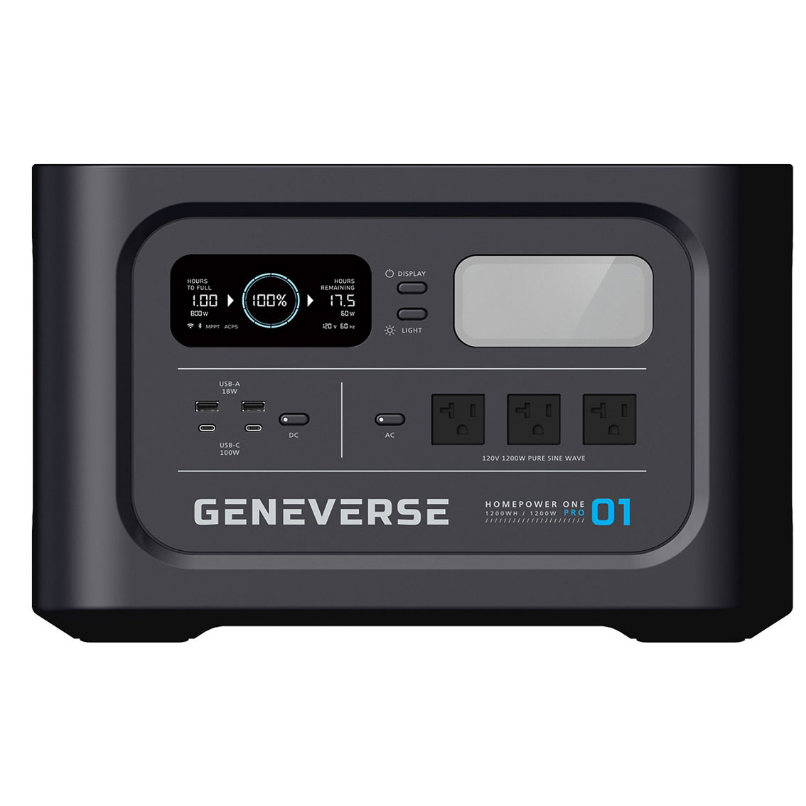 Geneverse HomePower One Pro Solar Generator - Image 2 of 9