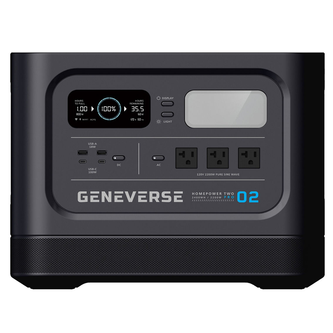 Geneverse HomePower Two Pro Solar Generator - Image 2 of 10