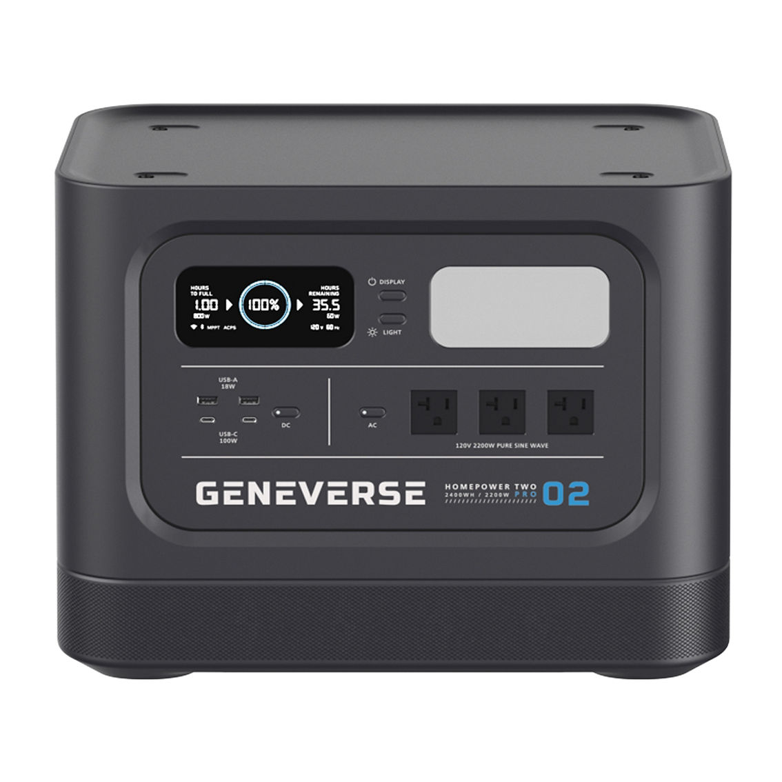 Geneverse HomePower Two Pro Solar Generator - Image 5 of 10