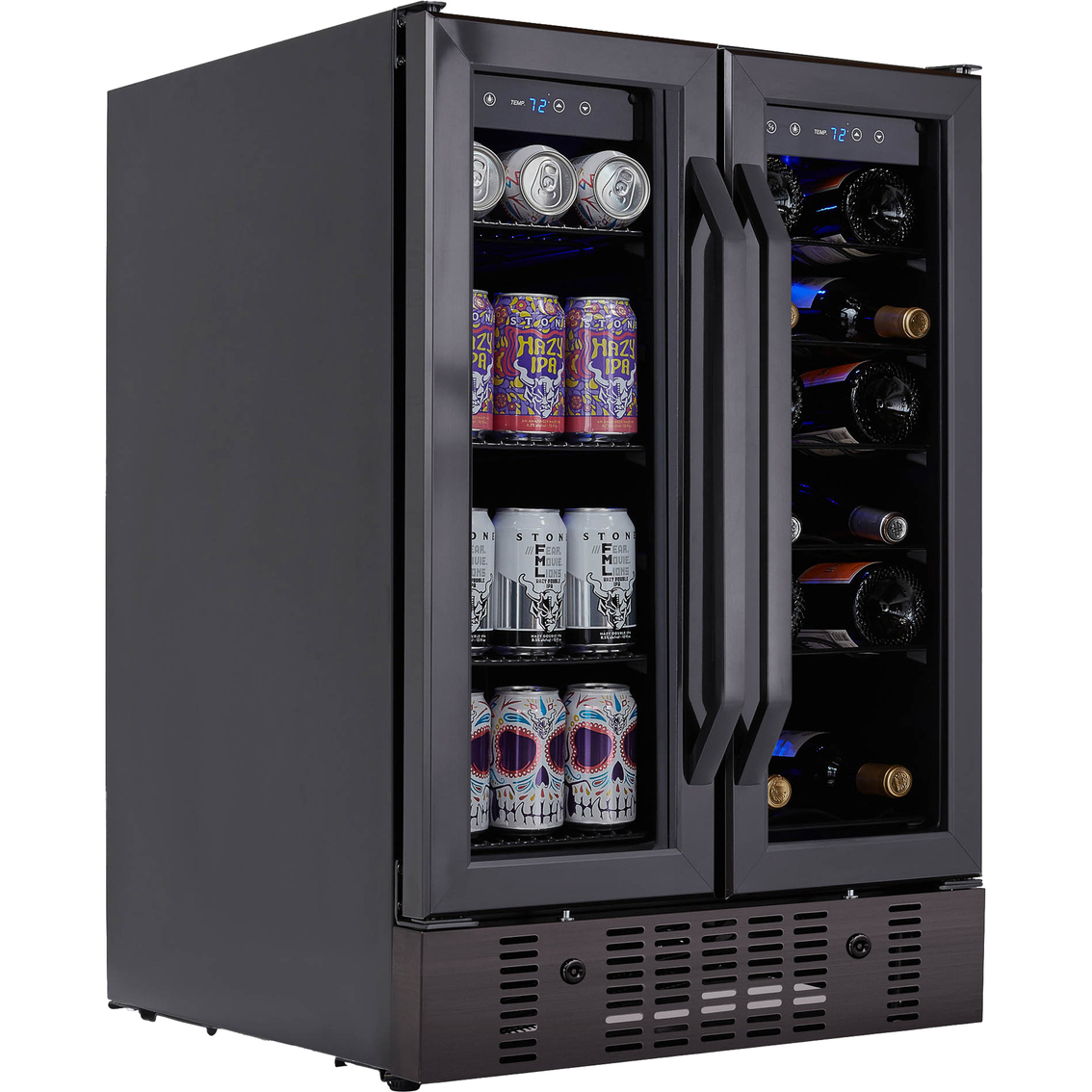 Newair 24 in. Built in Dual Zone Wine and Beverage Refrigerator and Cooler - Image 2 of 10