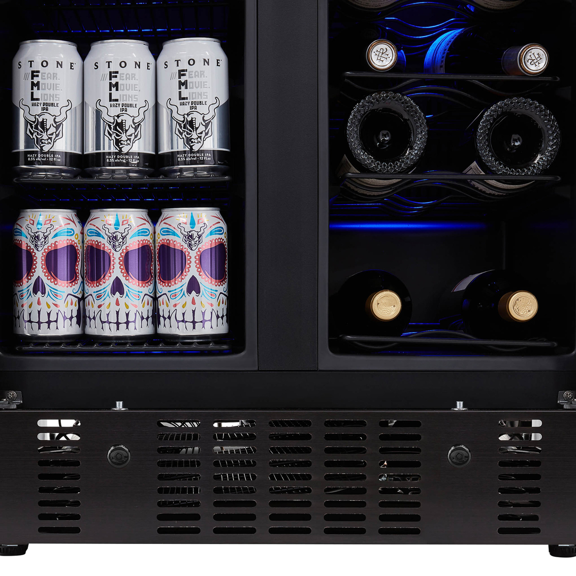 Newair 24 in. Built in Dual Zone Wine and Beverage Refrigerator and Cooler - Image 9 of 10