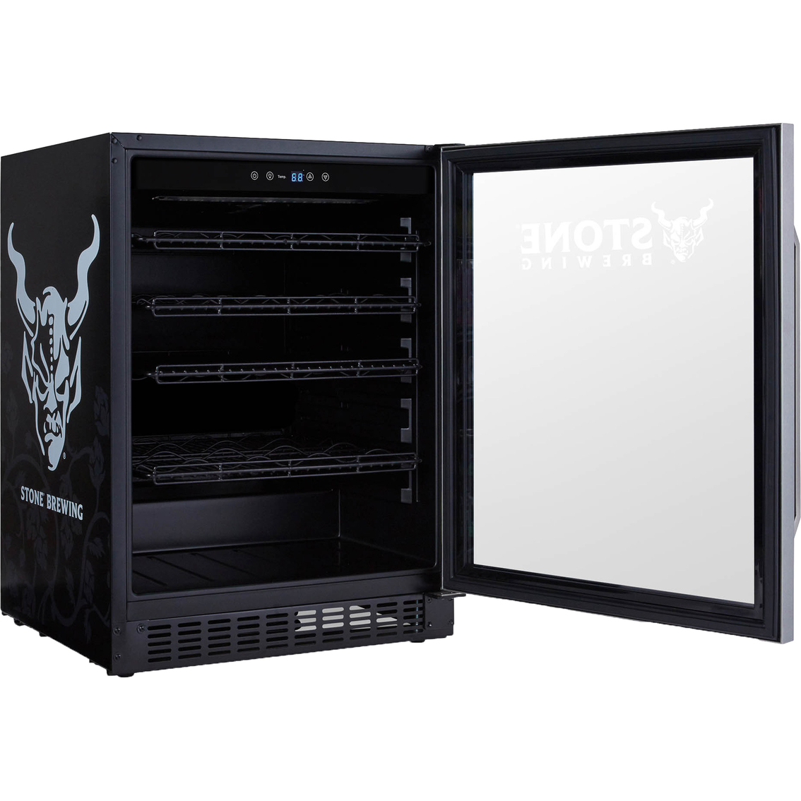 New Air LLC Stone Brewing 180 Can FlipShelf Beer and Beverage Refrigerator - Image 6 of 10