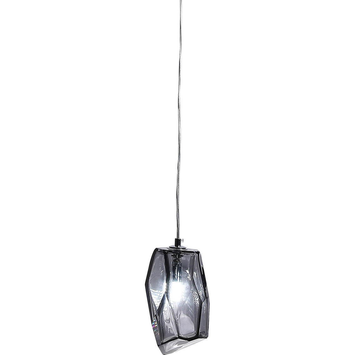 Dale Tiffany 52 in. Altair Smoke Handcrafted Art Glass Mini Pendant Light