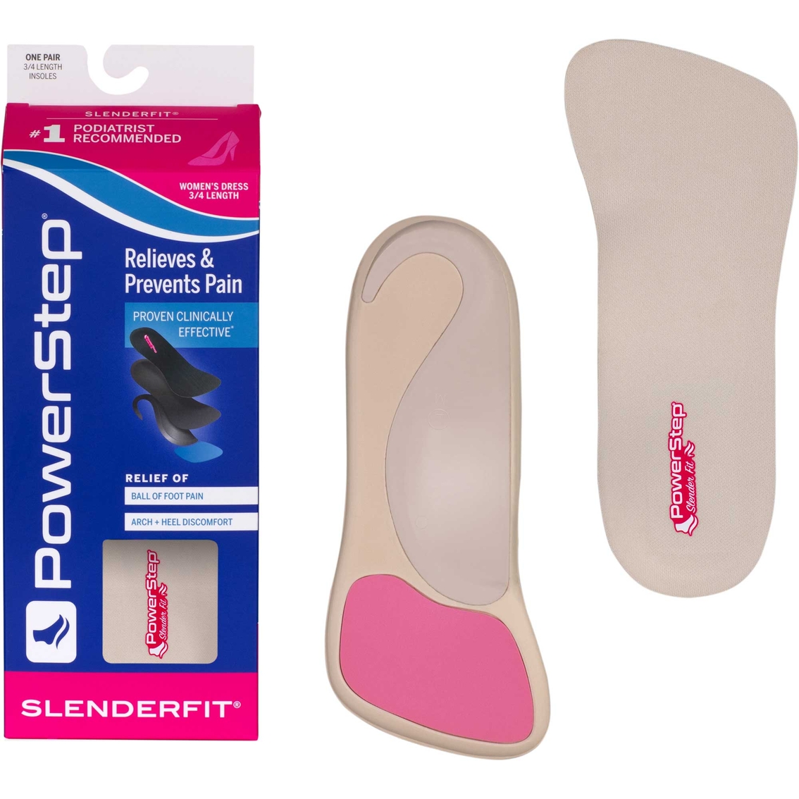 PowerStep Women's SlenderFit Fashion 3/4 Length Insoles - Image 5 of 10