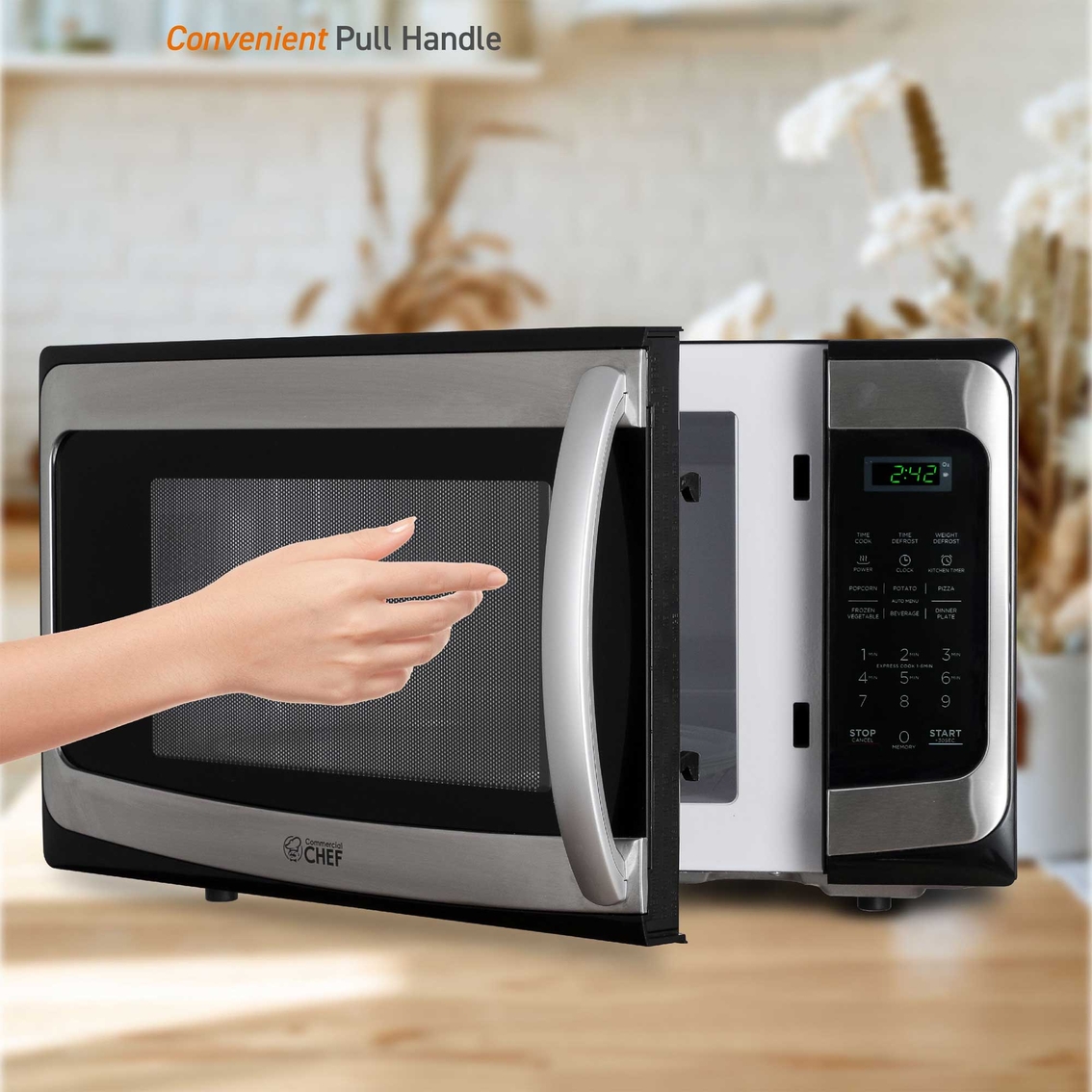Commercial Chef 1.1 cu. ft. Countertop Microwave Oven - Image 5 of 7